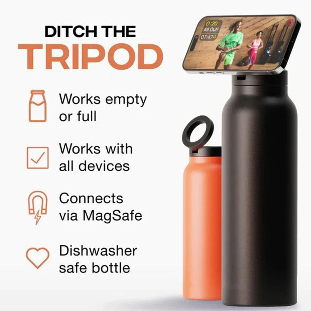 Water Bottle with MagSafe Phone Holder EnjoyingLeb Online