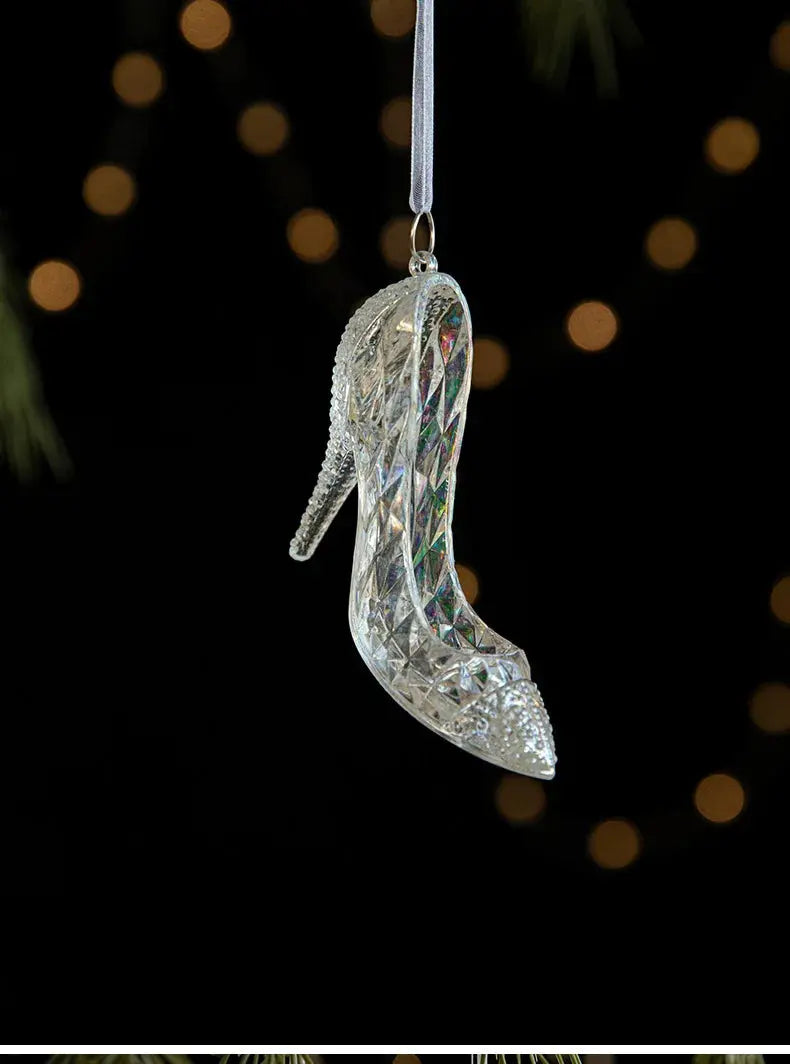 Christmas Decoration Crystal Acrylic Snowflake Reindeer Christmas Tree Hanging Pendant Christmas Atmosphere Home Decoration EnjoyingLeb Online