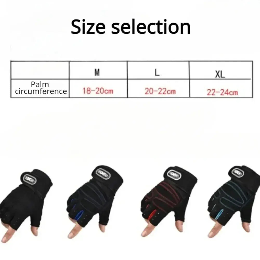 Gym Gloves for Men Women Fitness Weight Lifting Wristband Gloves Body Building Training Sports Exercise Cycling Glove Shockproof EnjoyingLeb Online