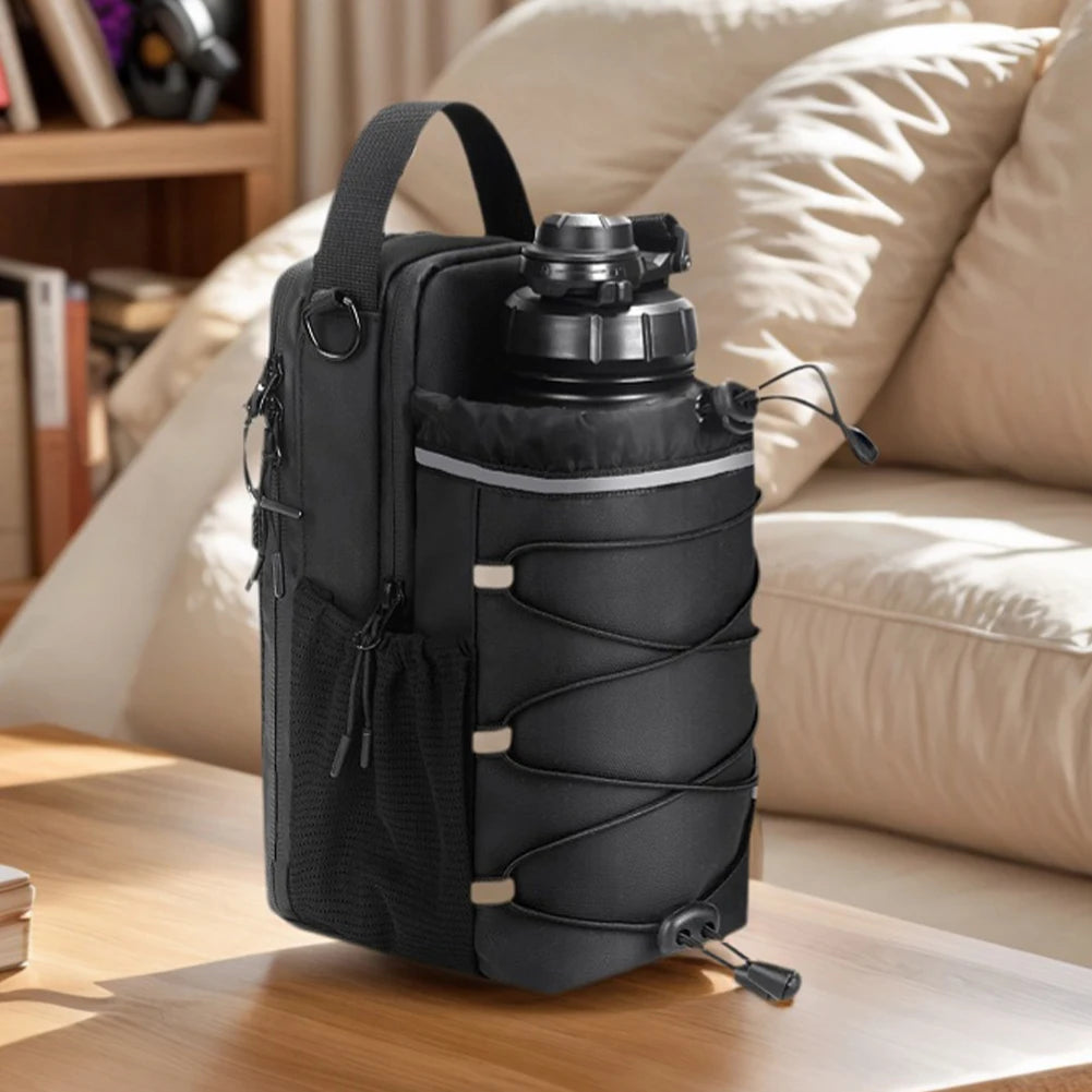 Magnetic Gym Bag Magnetic Sling Pocket Bottle Holder Crossbody Bag Gym Pouch for Men Women Gym Accessories Organizer EnjoyingLeb Online
