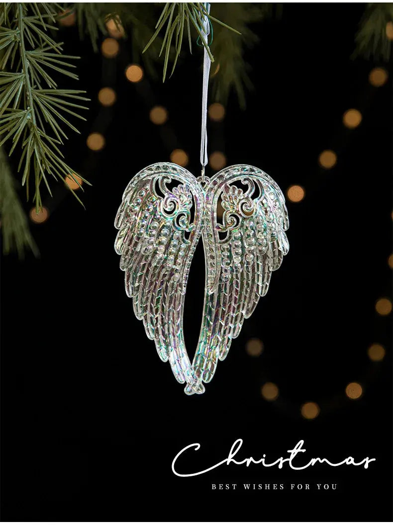 Christmas Decoration Crystal Acrylic Snowflake Reindeer Christmas Tree Hanging Pendant Christmas Atmosphere Home Decoration EnjoyingLeb Online