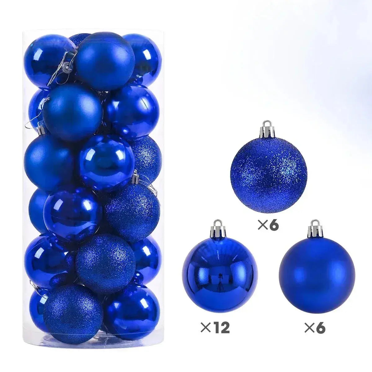 24Pcs 3/4/6CM Christmas Balls Hanging Christmas Tree Pendant Ornaments for Party Decor New Year Navidad Gifts 2026 Accessories EnjoyingLeb Online