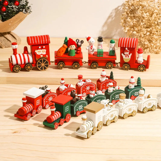 Christmas Train Merry Christmas Decorations For Home 2025 Cristmas Ornament Xmas Navidad Noel Gifts Happy New Year 2026 Gifts EnjoyingLeb Online