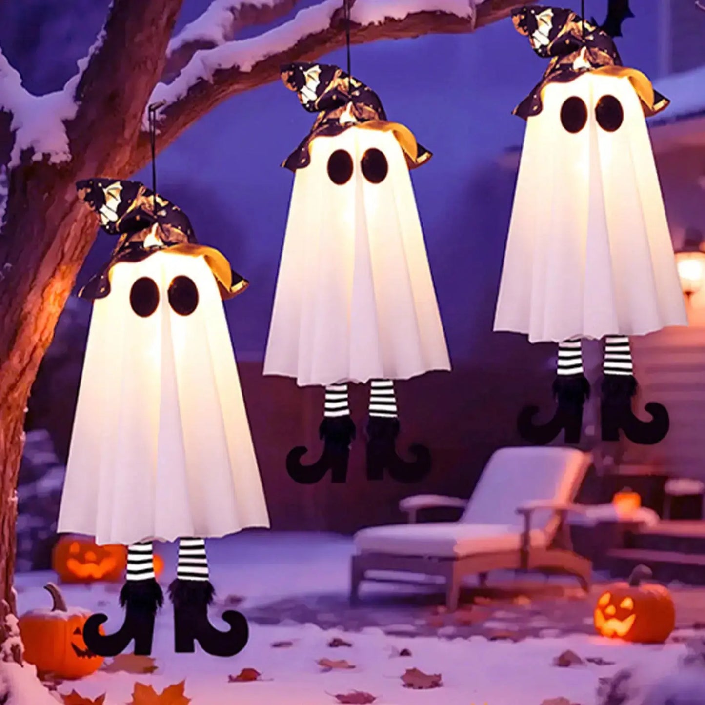 Halloween Decor LED Light Up Witch Ghost for Halloween Party Home Indoor Outdoor Yard Decoration Scary Hanging Ornaments Gift EnjoyingLeb Online