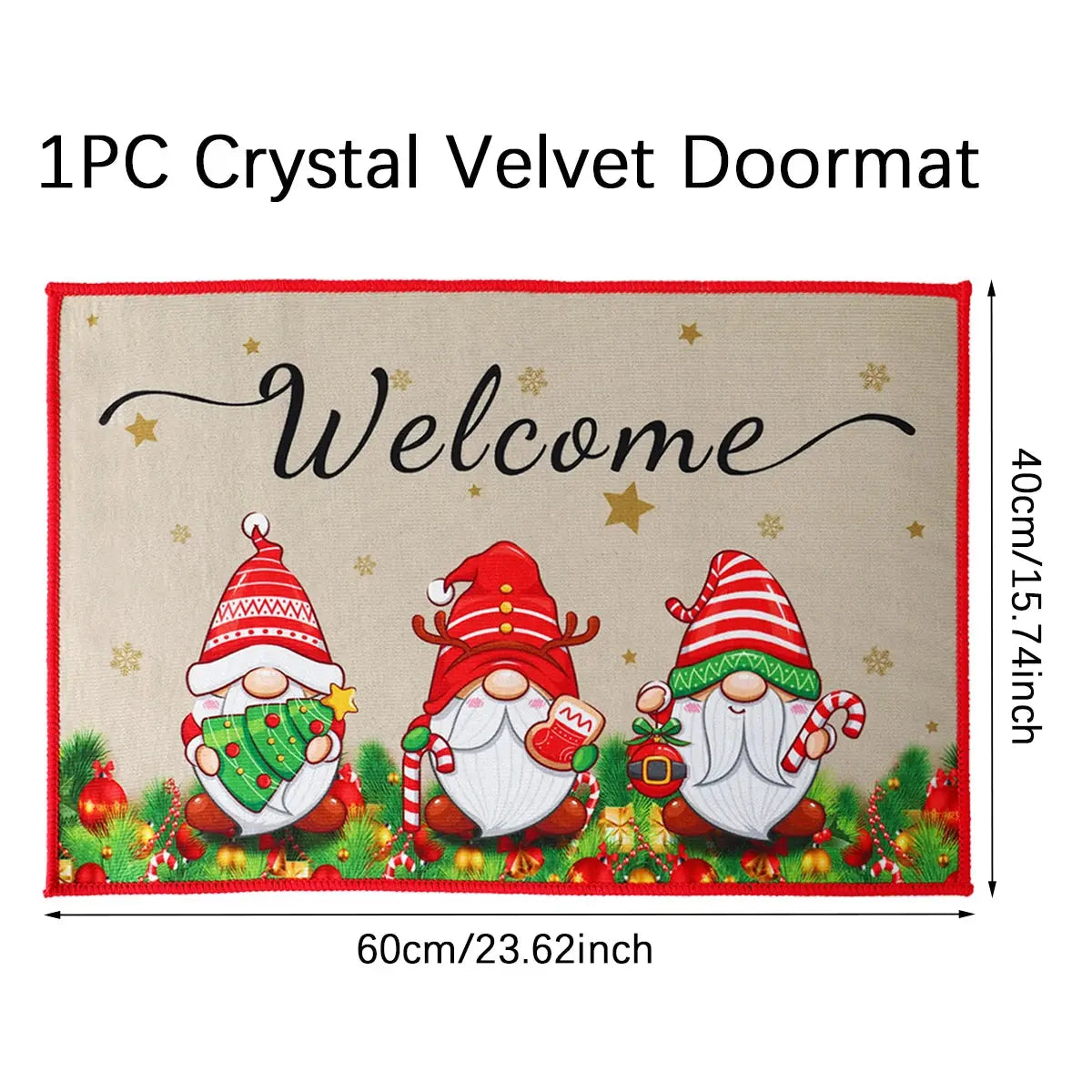 Christmas Door Mat Santa Claus Outdoor Carpet Merry Christmas Decorations For Home 2025 Navidad Xmas Ornament New Year 2026 EnjoyingLeb Online