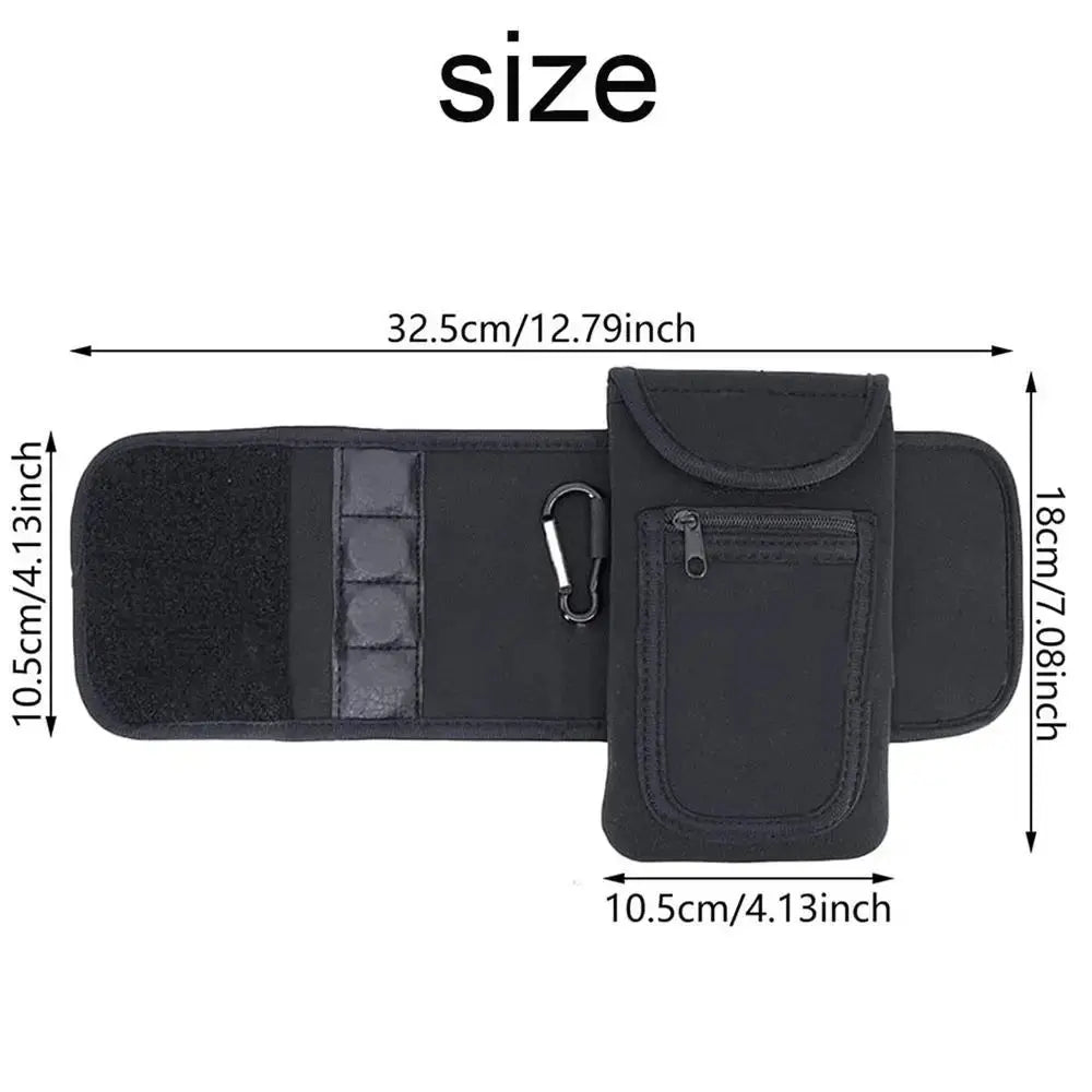 Non Slip Magnetic Gym Water Bottle Bag With Phone Pocket Magnetic Fitness Sling Bag Portable Magnetic Water Bottle Carrier Bag EnjoyingLeb Online