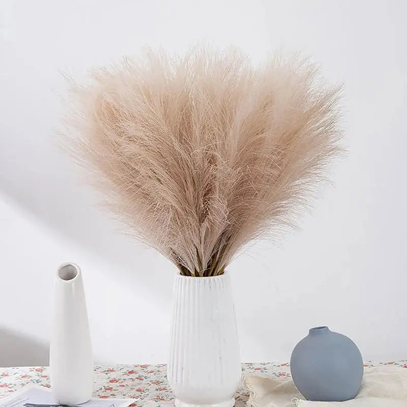 10pcs Artificial Reed Ins Wind Bouquet Imitation Flowers Bohemian Home Living Room Decor Fake Reed Christmas Wedding Decoration EnjoyingLeb Online