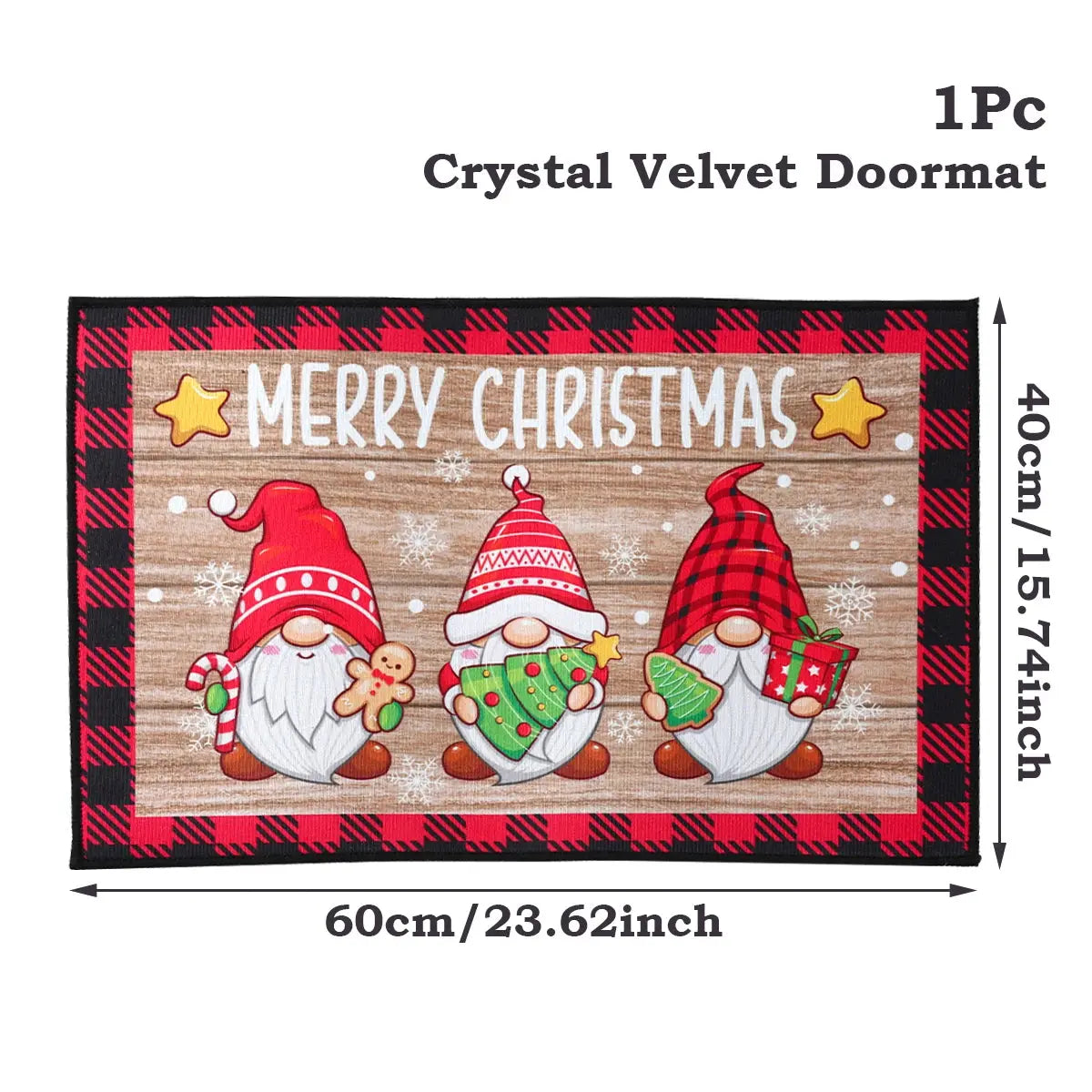 Christmas Door Mat Santa Claus Outdoor Carpet Merry Christmas Decorations For Home 2025 Navidad Xmas Ornament New Year 2026 EnjoyingLeb Online