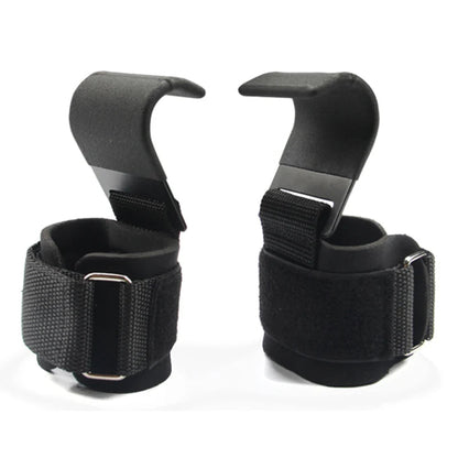 Weight Lifting Hooks with Wrist Straps EnjoyingLeb Online