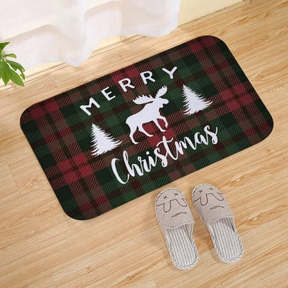 Christmas Door Mat Santa Claus Outdoor Carpet Merry Christmas Decorations For Home 2025 Navidad Xmas Ornament New Year 2026 EnjoyingLeb Online