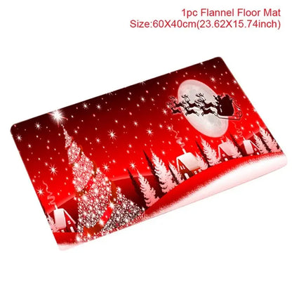 Christmas Door Mat Santa Claus Outdoor Carpet Merry Christmas Decorations For Home 2025 Navidad Xmas Ornament New Year 2026 EnjoyingLeb Online