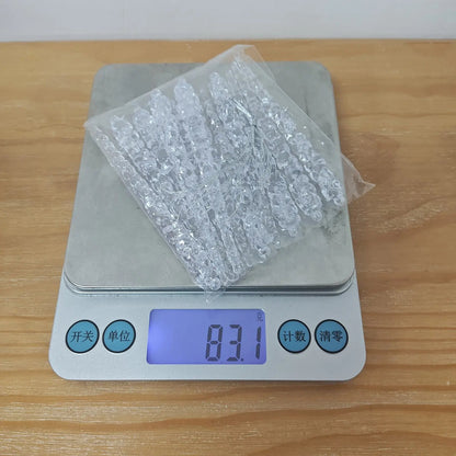 Simulação de Natal Icicles acrílicos, ornamento de Natal, gelo falso para festa de inverno, decoração de ano novo, 15cm, 6pcs EnjoyingLeb Online