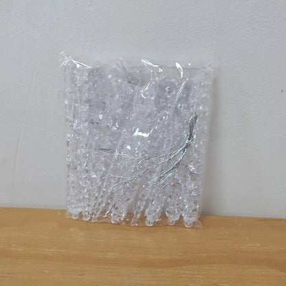 Simulação de Natal Icicles acrílicos, ornamento de Natal, gelo falso para festa de inverno, decoração de ano novo, 15cm, 6pcs EnjoyingLeb Online