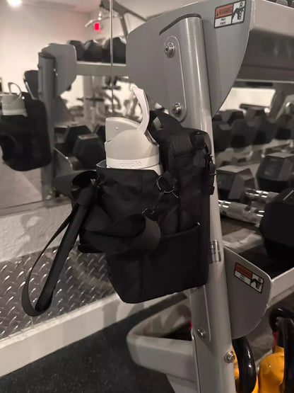 Magnetic Gym Bag Large Capacity Magnetic Carrier Bag With Phone Pocket Portable Gym Water Bottle Pouch Gym Accessories Organizer EnjoyingLeb Online