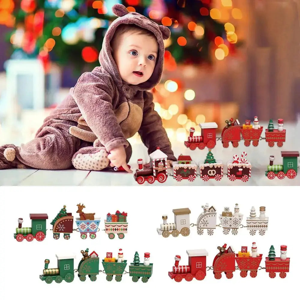 Christmas Train Merry Christmas Decorations For Home 2025 Cristmas Ornament Xmas Navidad Noel Gifts Happy New Year 2026 Gifts EnjoyingLeb Online