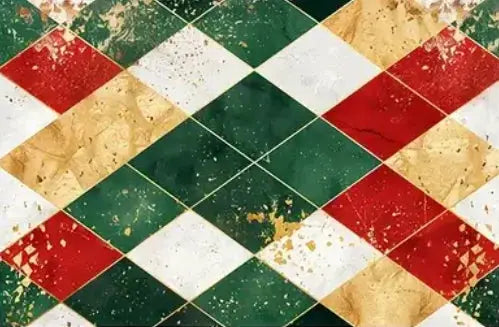 Christmas Carpet Red and White Snowflake Santa Claus Bottom for Living Room Bedroom Kitchen Floor Christmas Party Decoration EnjoyingLeb Online