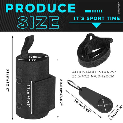Large Capacity Magnetic Gym Bag Portable Magnetic Carrier Bag With Phone Pocket Gym Water Bottle Pouch Gym Organizer Accessories EnjoyingLeb Online