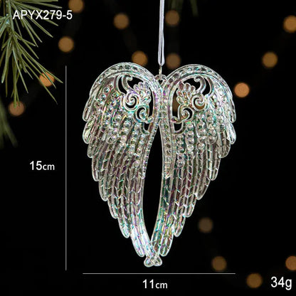 Christmas Decoration Crystal Acrylic Snowflake Reindeer Christmas Tree Hanging Pendant Christmas Atmosphere Home Decoration EnjoyingLeb Online