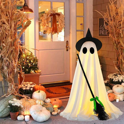 Halloween Decorations Indoor Spooky Halloween Decor With Witch Brooms Scary Decor With Led Lights For Front  Yard Garden Home EnjoyingLeb Online