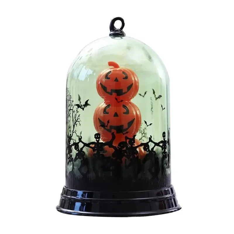 Halloween party decorations Halloween pumpkin witch lampshade bar scene decoration props candlestick nightlight decor EnjoyingLeb Online