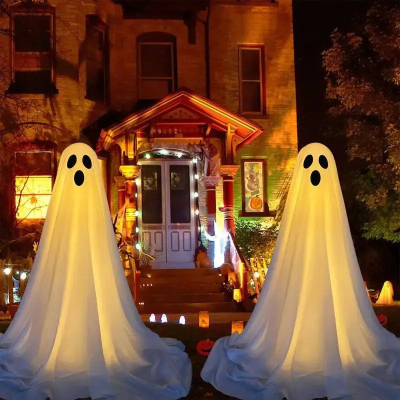 Halloween Decorations 1 Pack Outdoor Halloween Party Decorations Indoor Spooky Ghost Decor with Remote Control String Light EnjoyingLeb Online