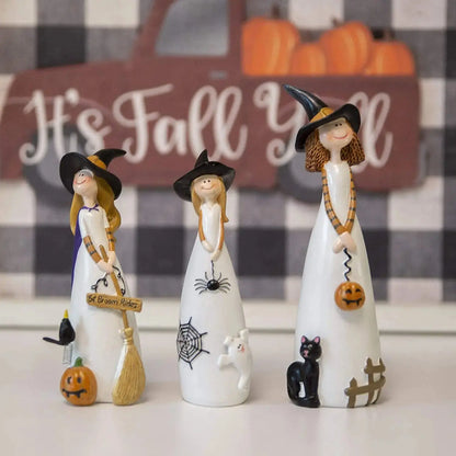 Halloween Witch Decoration Resin EnjoyingLeb Online