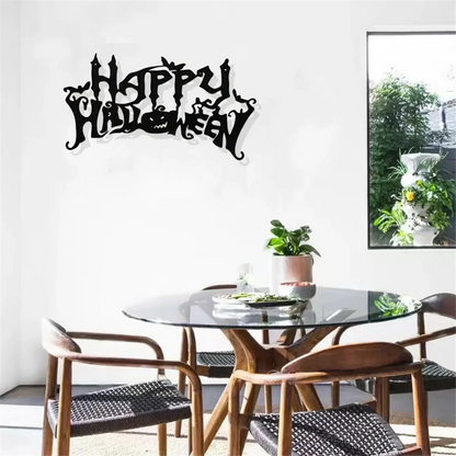 Halloween Theme Decor, Wall Art Decorations, Indoor Livingroom Black Classic Room Decor Wall Decor Metal Wall Hanging EnjoyingLeb Online