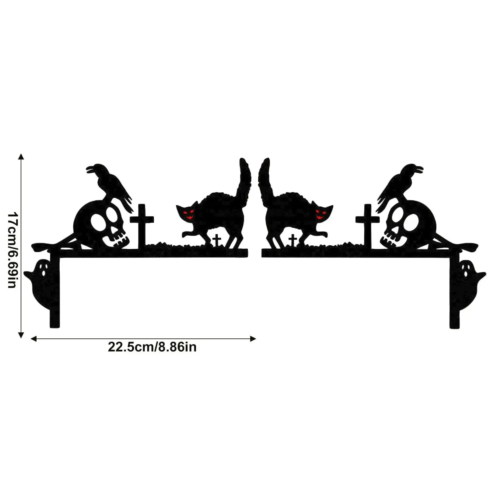 Halloween Creative Interesting Door Atmosphere Decoration, A Beautiful Scenery At Your Door Halloween Party Welcome Decor, Gift EnjoyingLeb Online