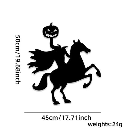 Halloween decoration room door stickers window decor skeleton hand pumpkin DIY devil witch hat glass window stickers ghost EnjoyingLeb Online