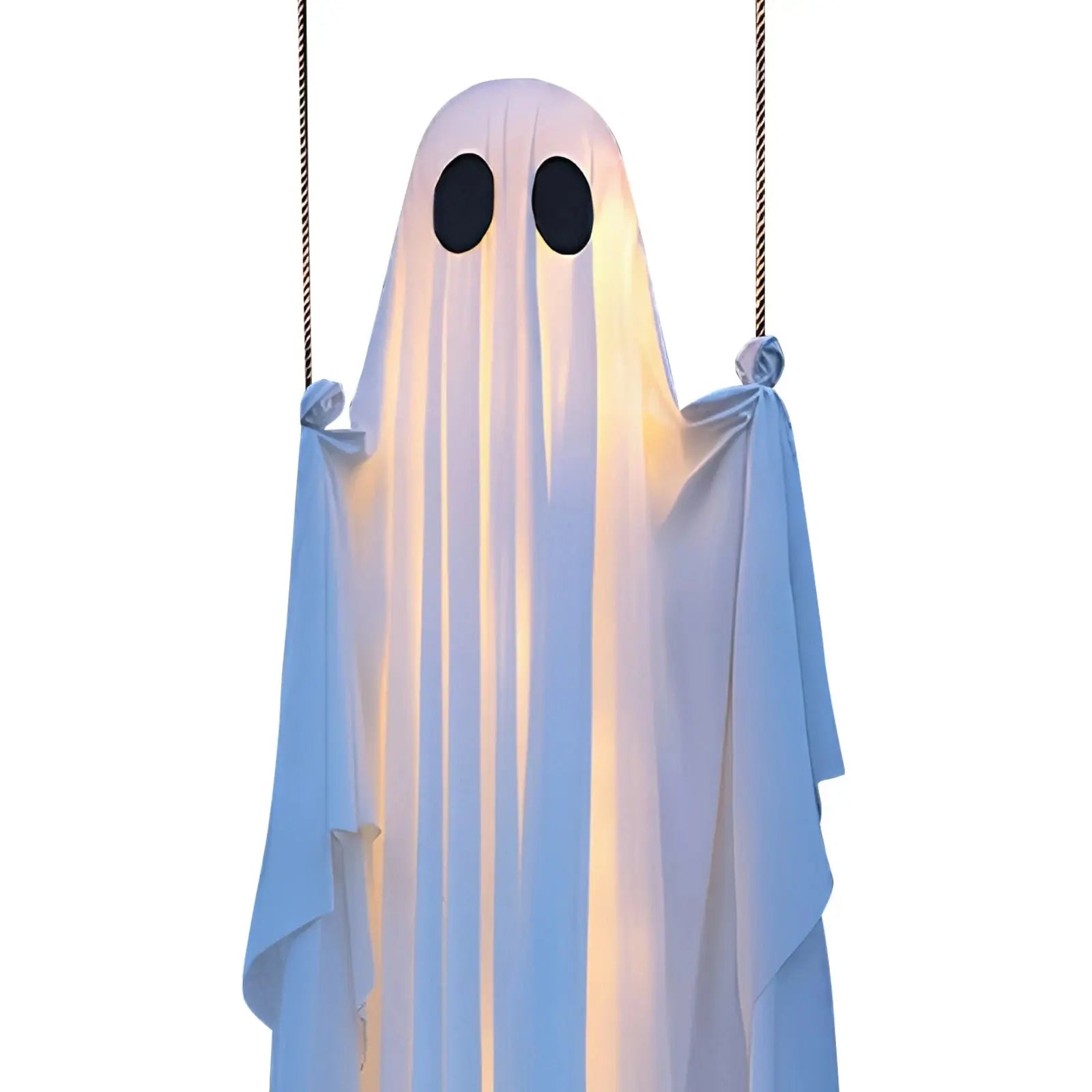 Halloween Hanging Outdoor Halloween Decorations W/ String Lights Ghosts Decorations Scary Ghost Decor for Porch Yard Trees EnjoyingLeb Online