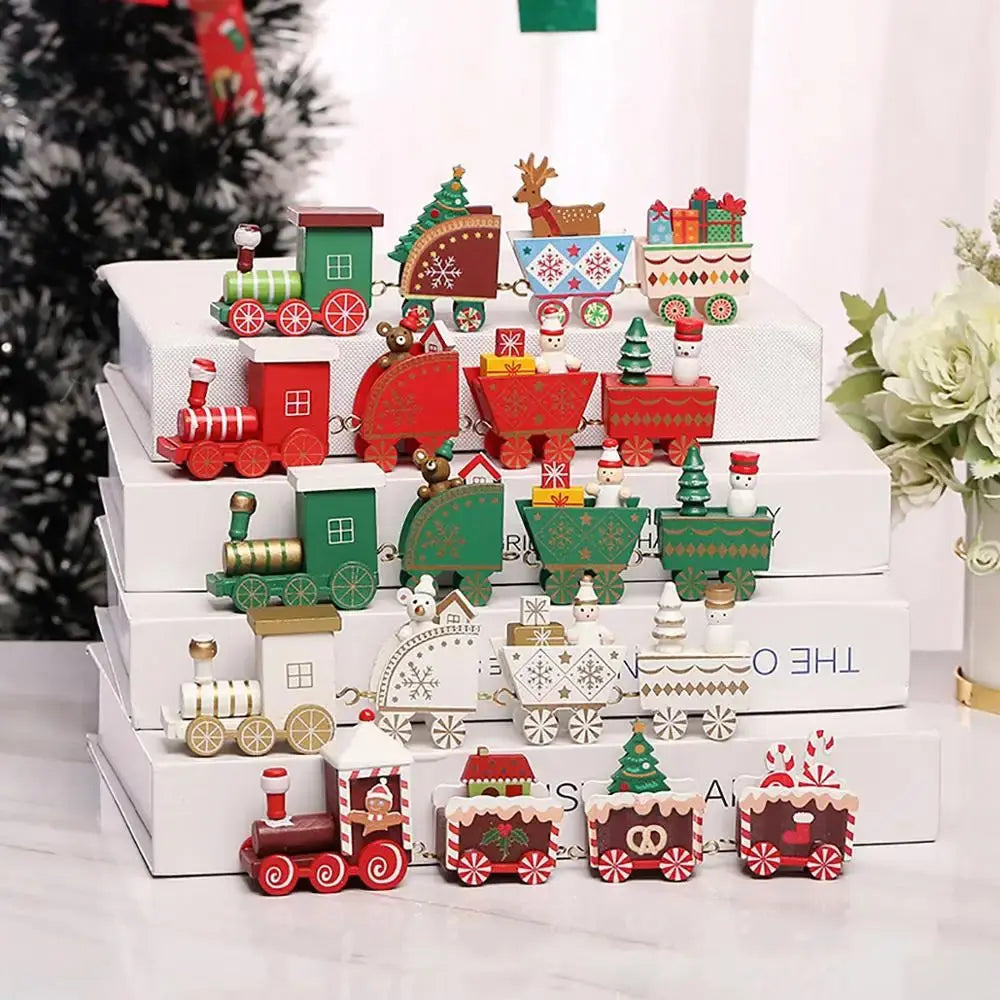 Christmas Train Merry Christmas Decorations For Home 2025 Cristmas Ornament Xmas Navidad Noel Gifts Happy New Year 2026 Gifts EnjoyingLeb Online