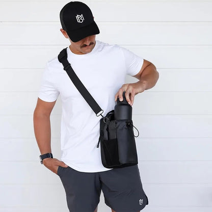 Magnetic Gym Bag Large Capacity Magnetic Carrier Bag With Phone Pocket Portable Gym Water Bottle Pouch Gym Accessories Organizer EnjoyingLeb Online