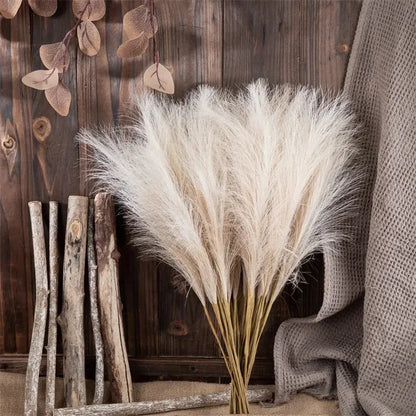 10pcs Artificial Reed Ins Wind Bouquet Imitation Flowers Bohemian Home Living Room Decor Fake Reed Christmas Wedding Decoration EnjoyingLeb Online