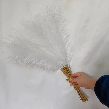 10pcs Artificial Reed Ins Wind Bouquet Imitation Flowers Bohemian Home Living Room Decor Fake Reed Christmas Wedding Decoration EnjoyingLeb Online