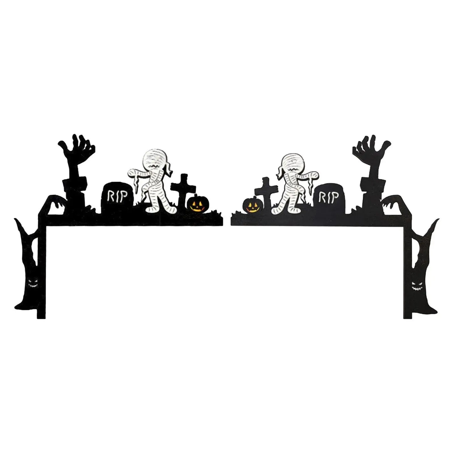 Halloween Creative Interesting Door Atmosphere Decoration, A Beautiful Scenery At Your Door Halloween Party Welcome Decor, Gift EnjoyingLeb Online