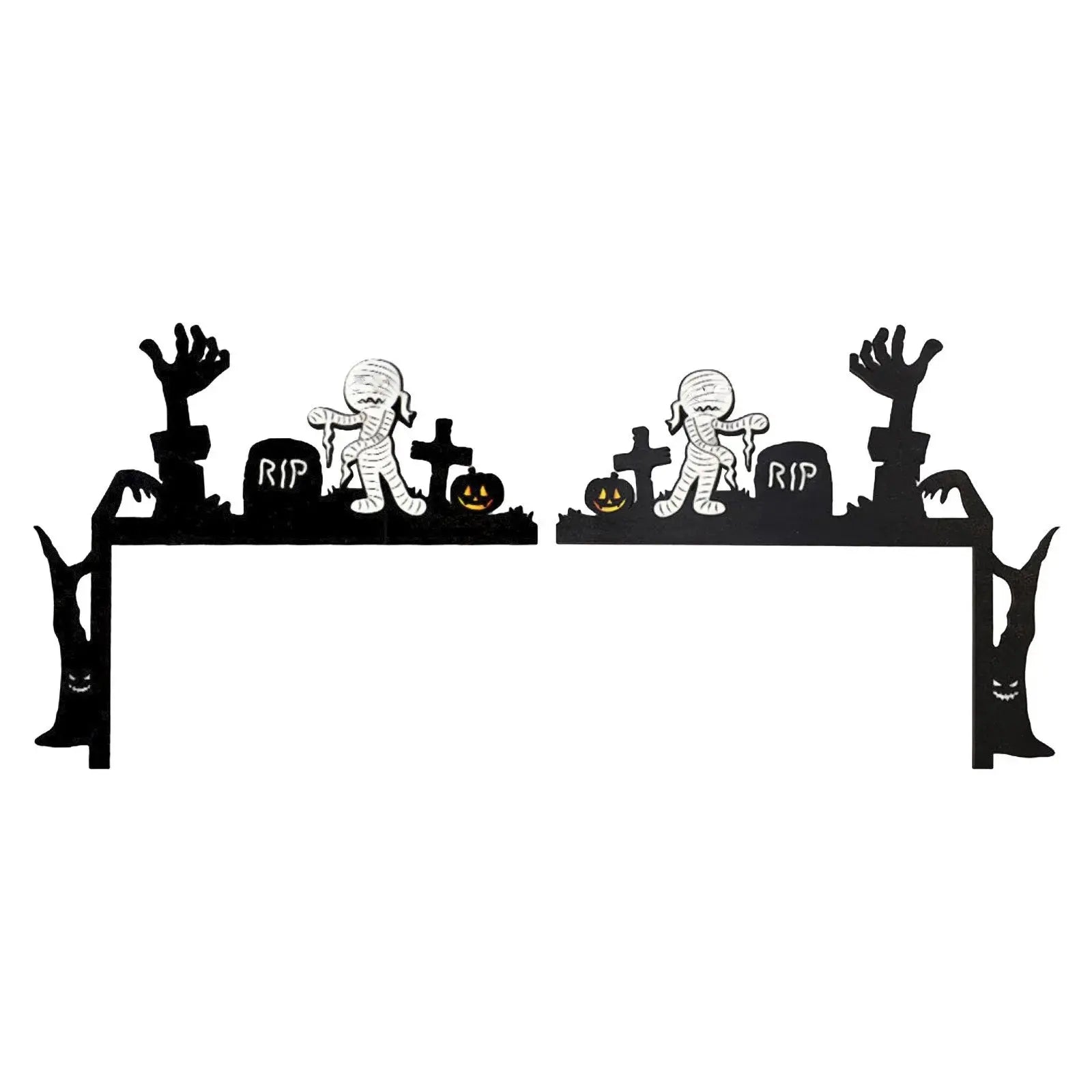 Halloween Creative Interesting Door Atmosphere Decoration, A Beautiful Scenery At Your Door Halloween Party Welcome Decor, Gift EnjoyingLeb Online