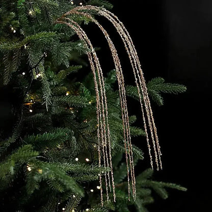 90cm Glitter Twig Ornaments Branches For Christmas Tree Vase Party Wedding navidad Atmosphere decorations Branches Sparkling EnjoyingLeb Online