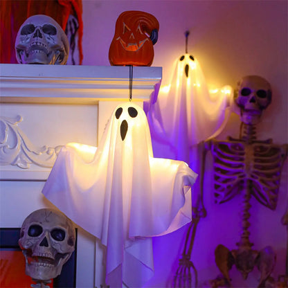 Halloween LED Ghost Lights Decorations Adjustable Hanging Spooky Decor for Halloween Party Home Outdoor Decoration EnjoyingLeb Online