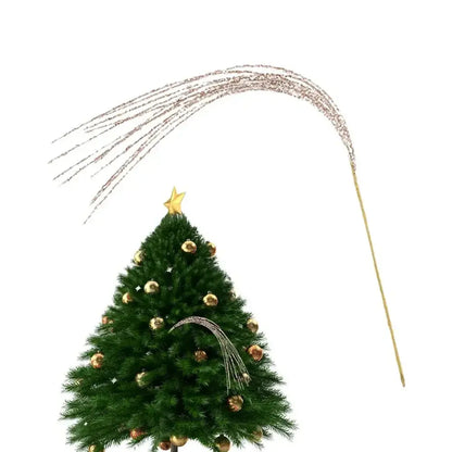 90cm Glitter Twig Ornaments Branches For Christmas Tree Vase Party Wedding navidad Atmosphere decorations Branches Sparkling EnjoyingLeb Online