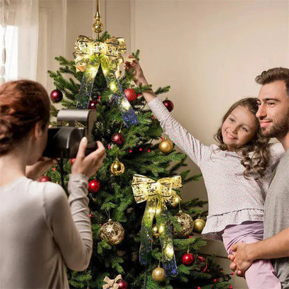 Indoor String Lights Battery Operated Christmas Ribbon with Lights Christmas Tree Accessories Decoration for Christmas New Year EnjoyingLeb Online