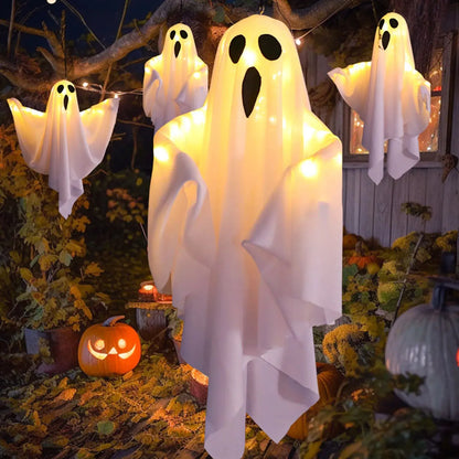 Halloween LED Ghost Lights Decorations Adjustable Hanging Spooky Decor for Halloween Party Home Outdoor Decoration EnjoyingLeb Online