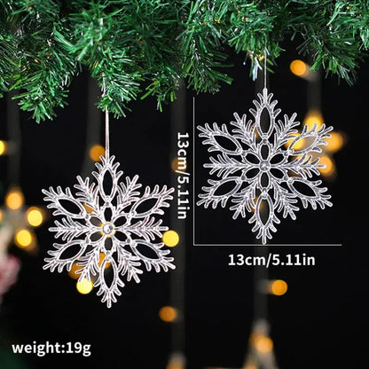 2PCS/Set Christmas Decor Crystal Acrylic Ornaments Deer Angel Xmas Tree Unicorn Hanging Pendants Navidad 2025 New Year Gift EnjoyingLeb Online