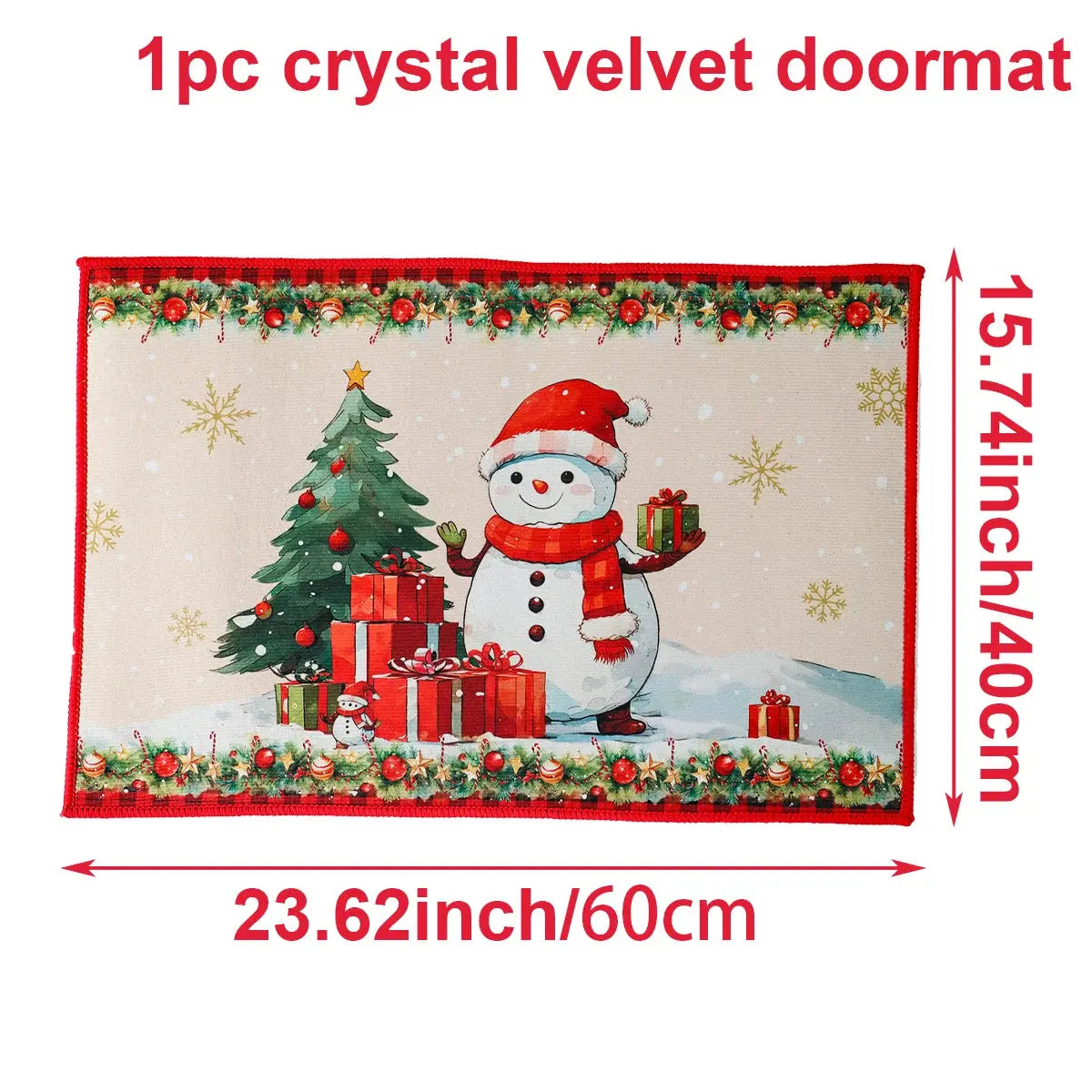 Christmas Door Mat Santa Claus Outdoor Carpet Merry Christmas Decorations For Home 2025 Navidad Xmas Ornament New Year 2026 EnjoyingLeb Online
