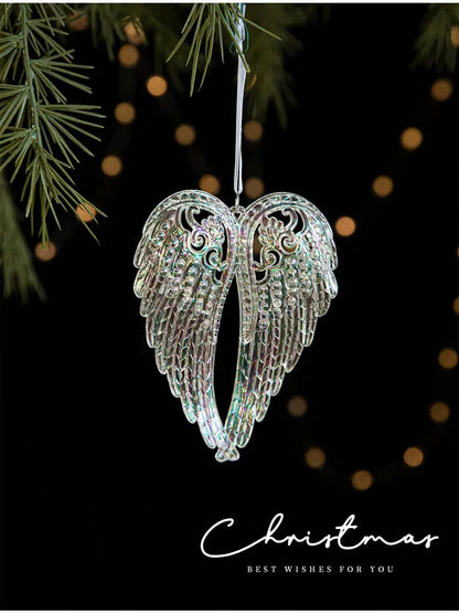 Christmas Decoration Crystal Acrylic Snowflake Reindeer Christmas Tree Hanging Pendant Christmas Atmosphere Home Decoration EnjoyingLeb Online