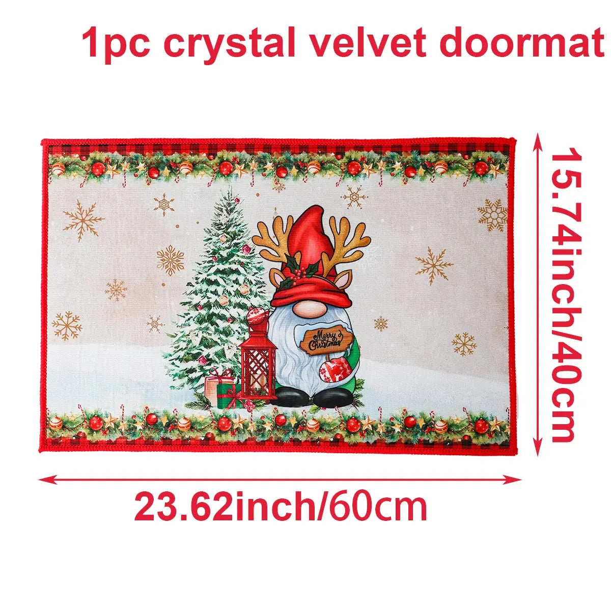 Christmas Door Mat Santa Claus Outdoor Carpet Merry Christmas Decorations For Home 2025 Navidad Xmas Ornament New Year 2026 EnjoyingLeb Online