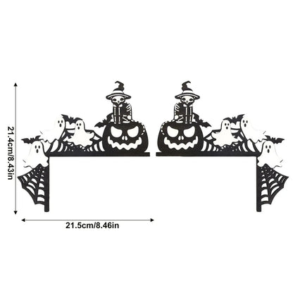 Halloween Creative Interesting Door Atmosphere Decoration, A Beautiful Scenery At Your Door Halloween Party Welcome Decor, Gift EnjoyingLeb Online