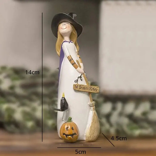 Halloween Witch Decoration Resin EnjoyingLeb Online