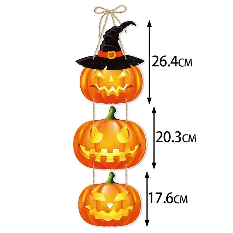 Halloween Party Door Decorations Horror Pumpkin Ghost Bat Hanging Pendent paper Sign for Home Halloween Festival Party Decor EnjoyingLeb Online