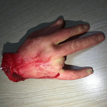 Halloween Props Decorations Horrible Blood Broken Fake Limbs Fingers Legs Arm Feet Latex Tricky Toys For Haunted House Decor EnjoyingLeb Online