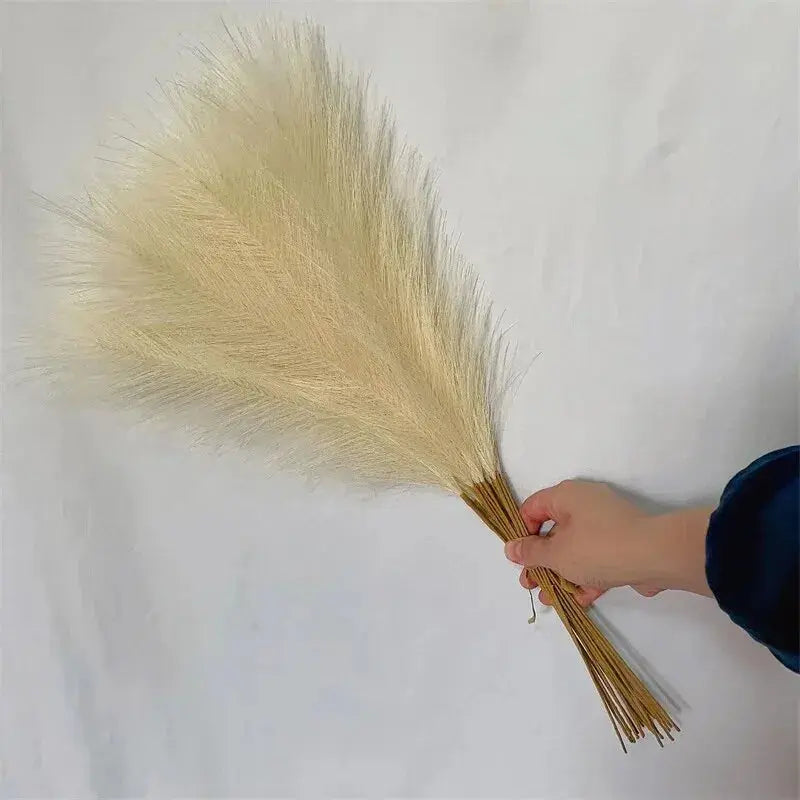 10pcs Artificial Reed Ins Wind Bouquet Imitation Flowers Bohemian Home Living Room Decor Fake Reed Christmas Wedding Decoration EnjoyingLeb Online